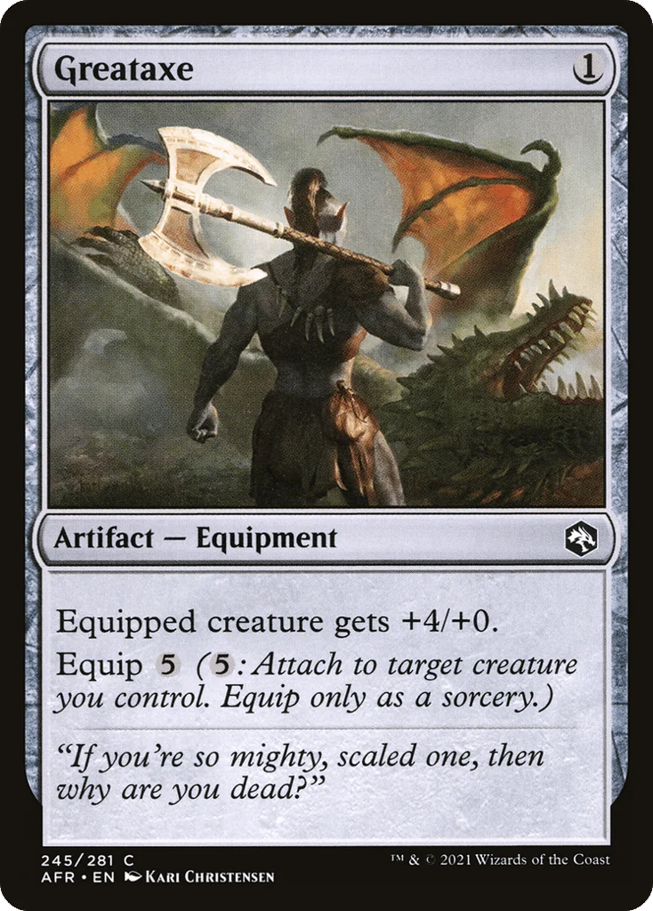 Greataxe · Adventures in the Forgotten Realms