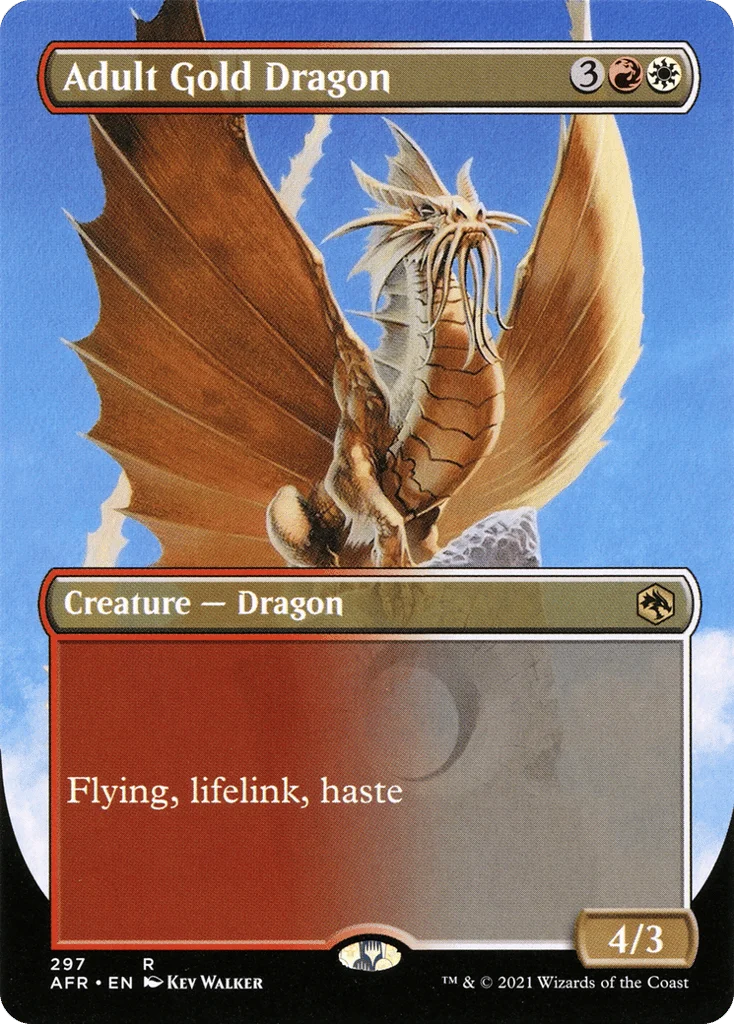 Adult Gold Dragon · Adventures in the Forgotten Realms