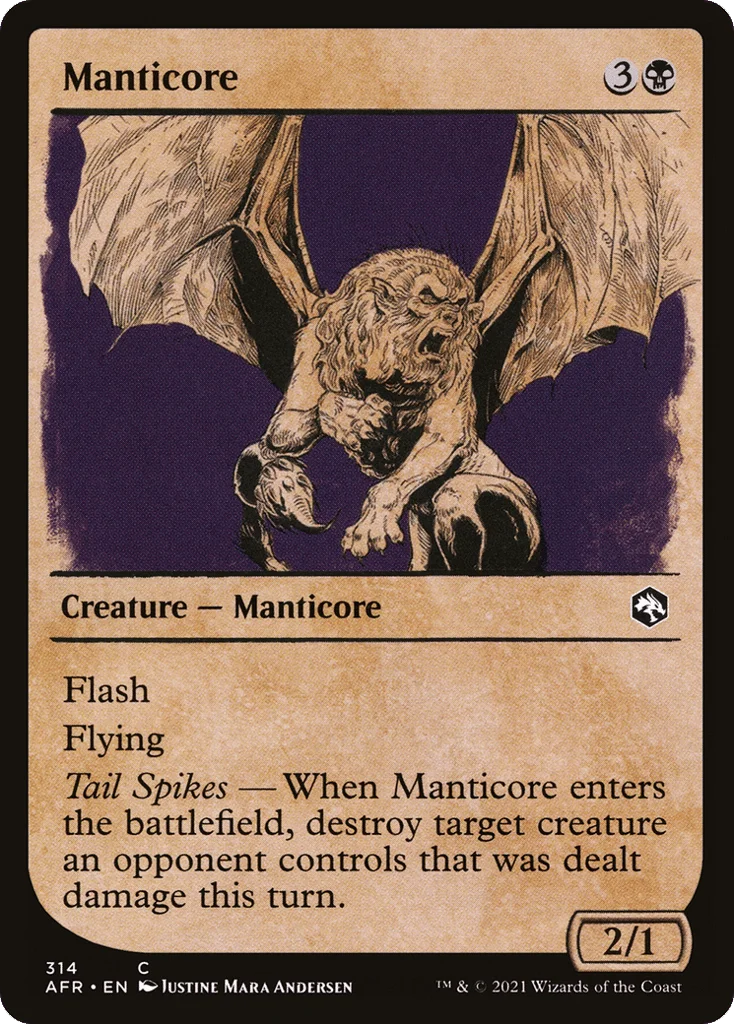 Manticore · Adventures in the Forgotten Realms