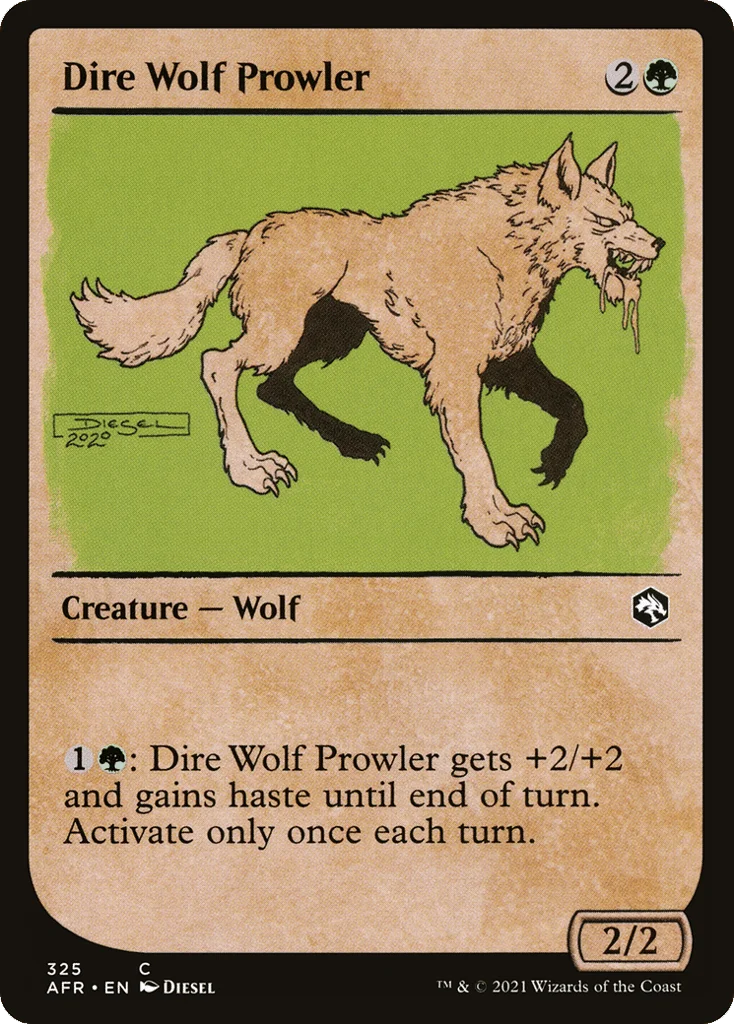 Dire Wolf Prowler · Adventures in the Forgotten Realms