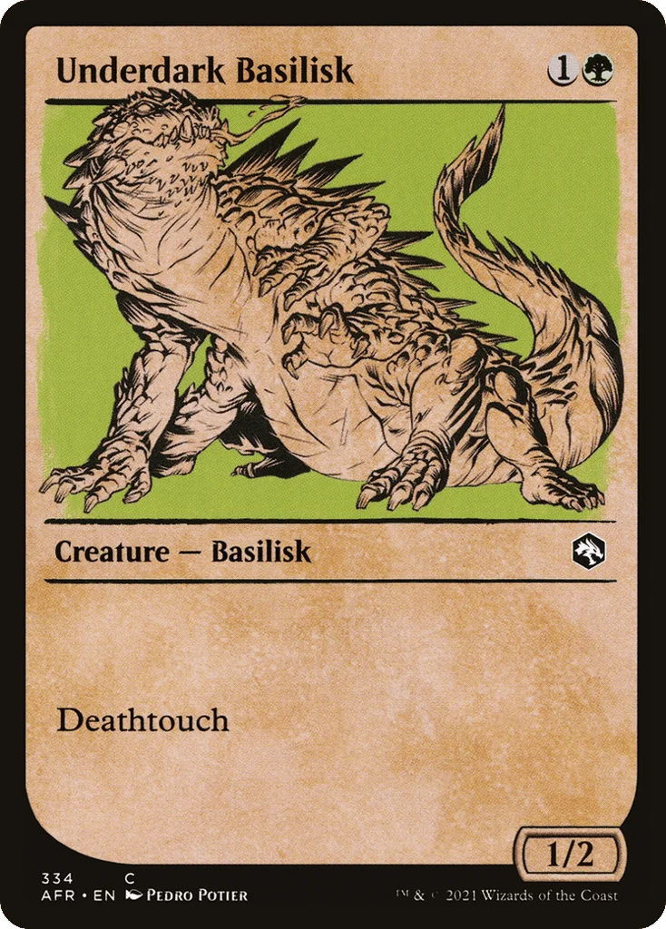 Underdark Basilisk · Adventures in the Forgotten Realms