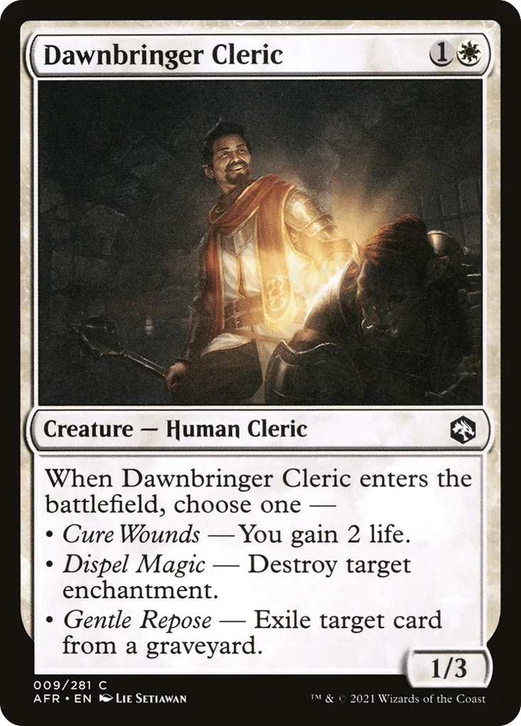 Dawnbringer Cleric · Adventures in the Forgotten Realms