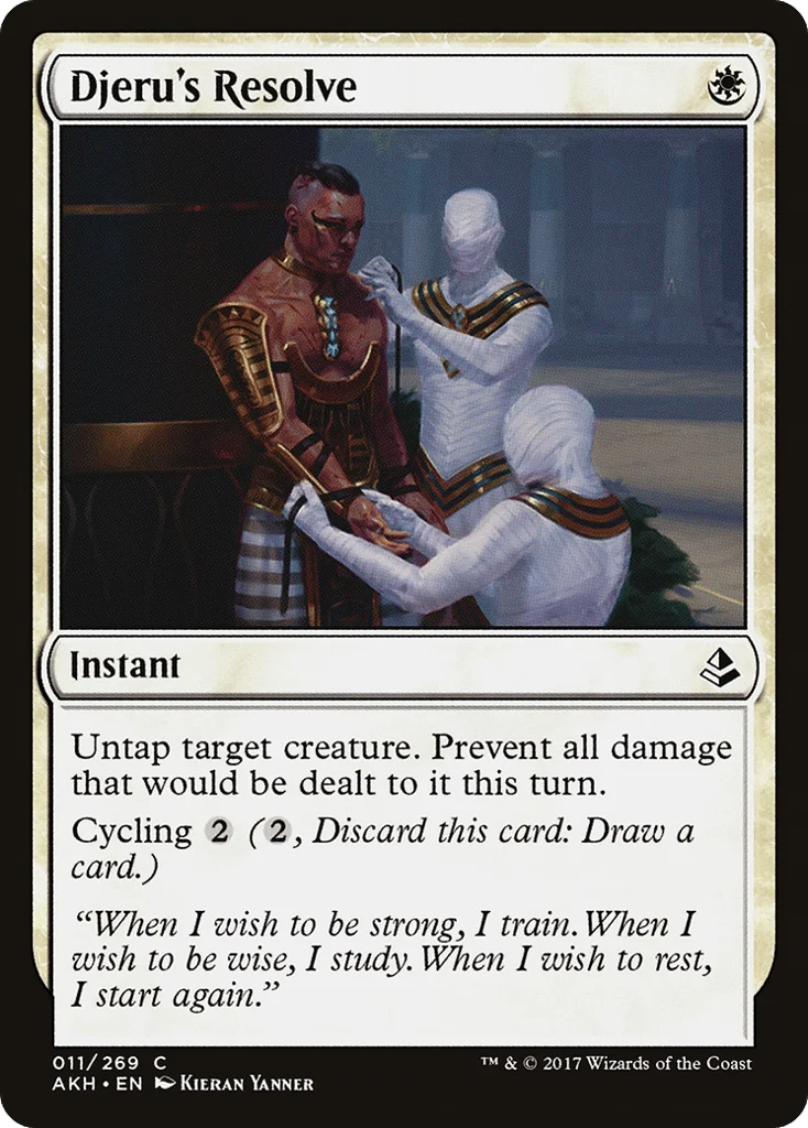 Djeru's Resolve · Amonkhet