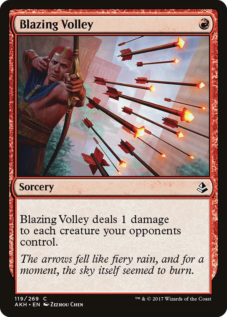 Blazing Volley · Amonkhet