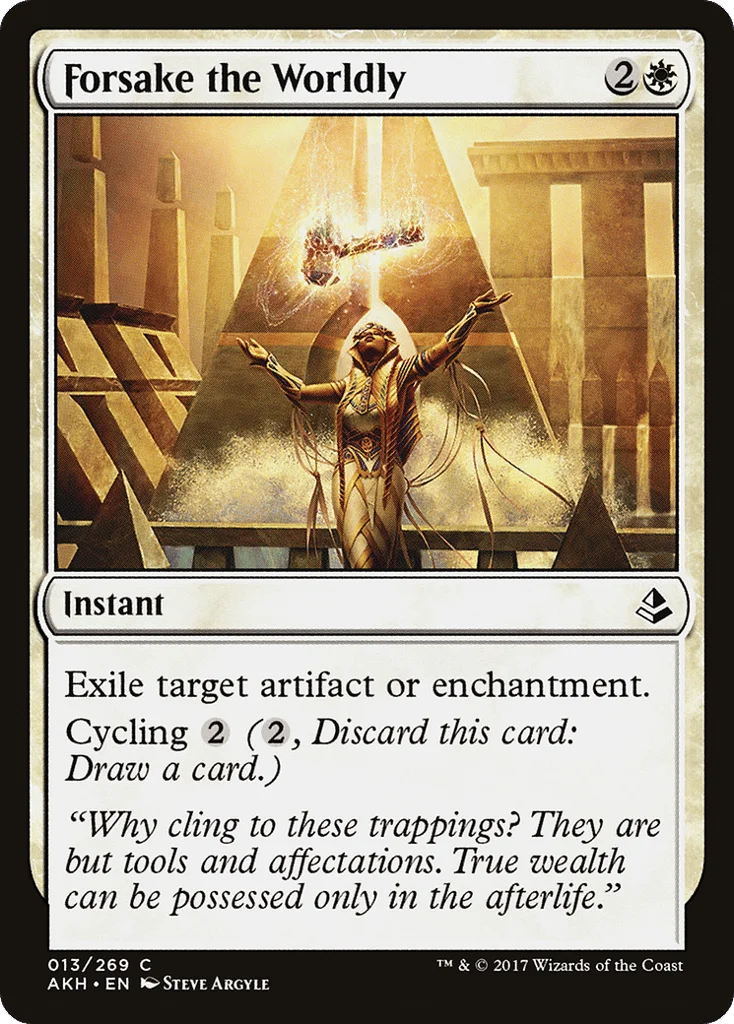 Forsake the Worldly · Amonkhet