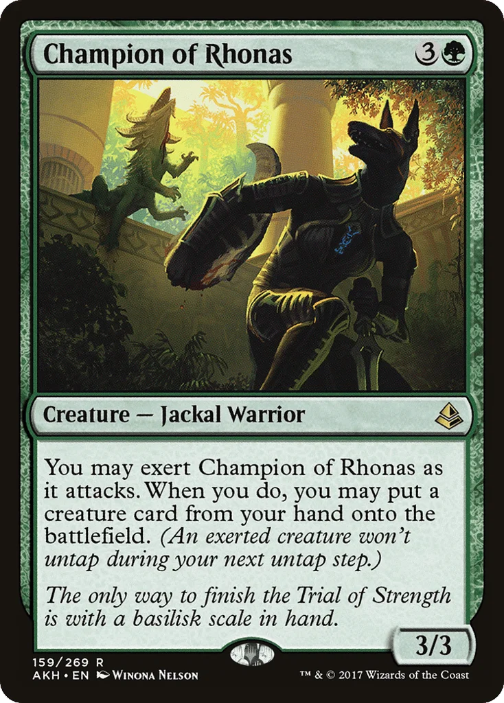 Champion of Rhonas · Amonkhet
