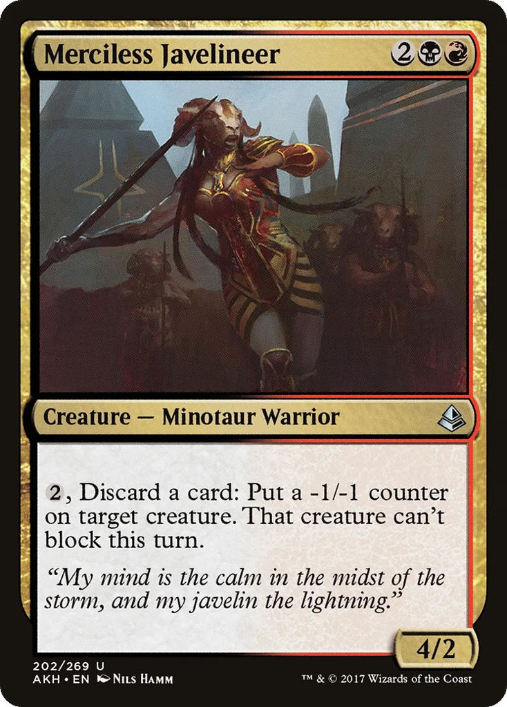 Merciless Javelineer · Amonkhet