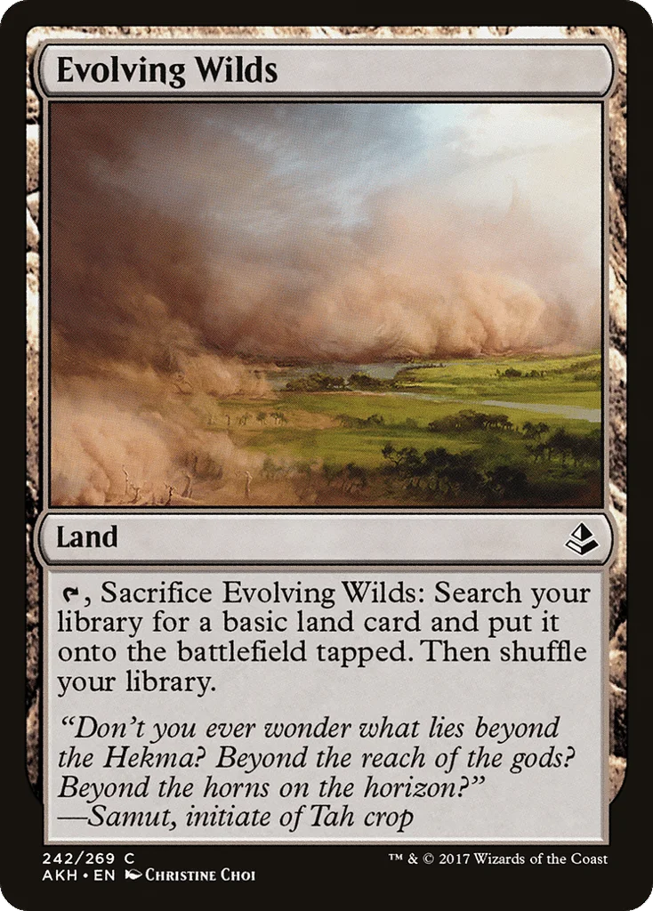 Evolving Wilds · Amonkhet