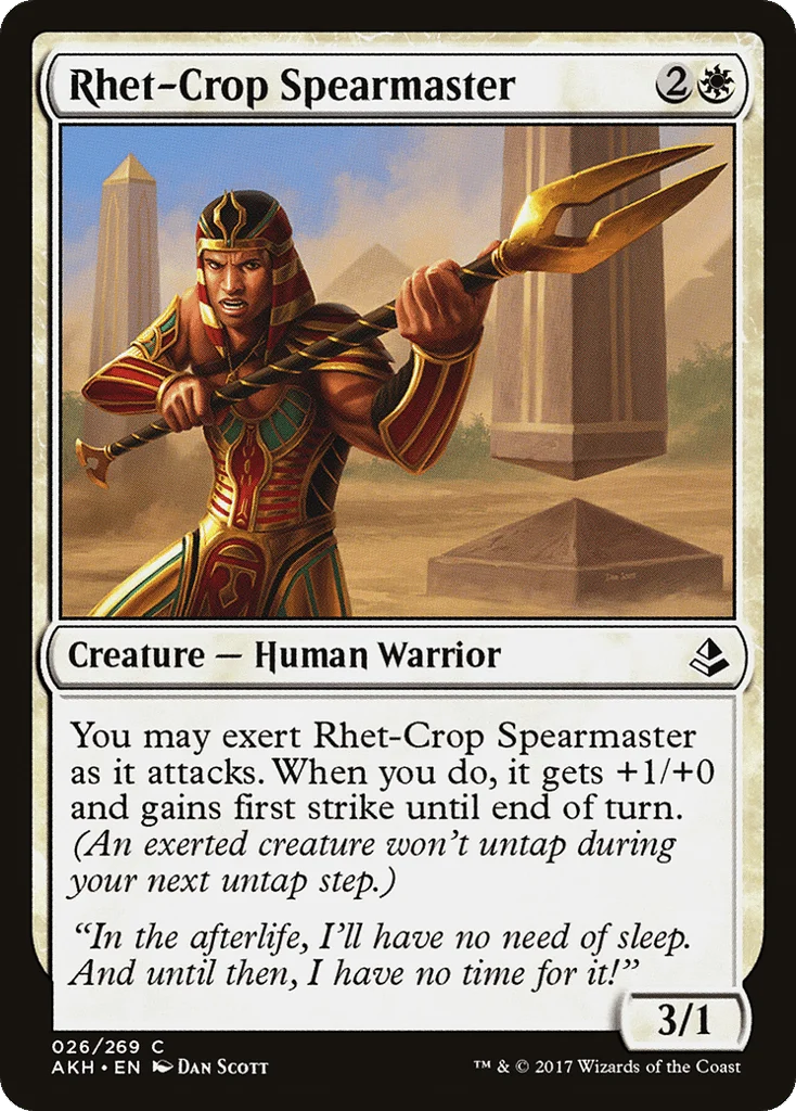 Rhet-Crop Spearmaster · Amonkhet