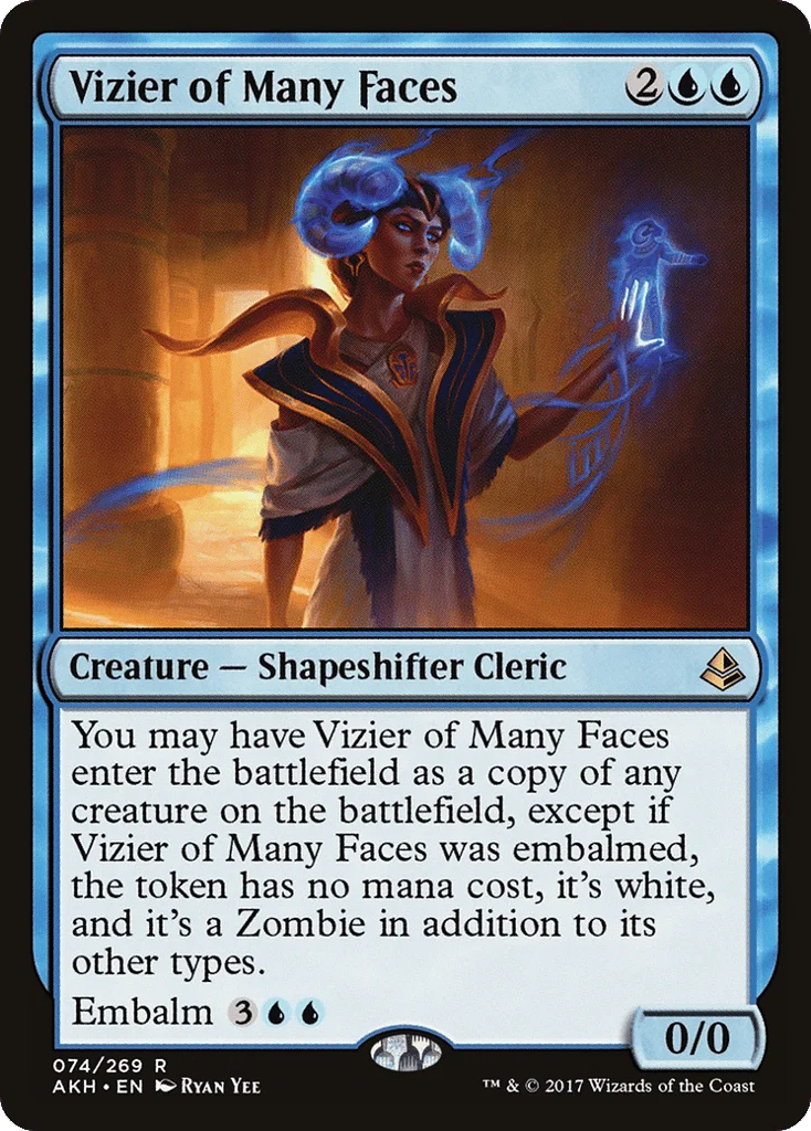 Vizier of Many Faces · Amonkhet