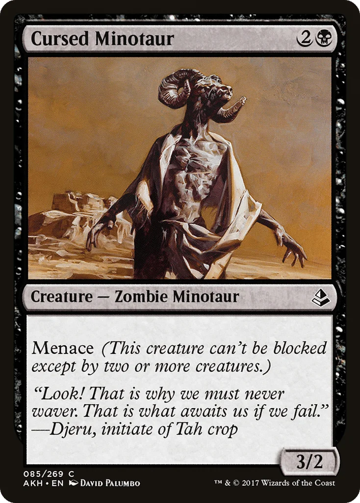 Cursed Minotaur · Amonkhet