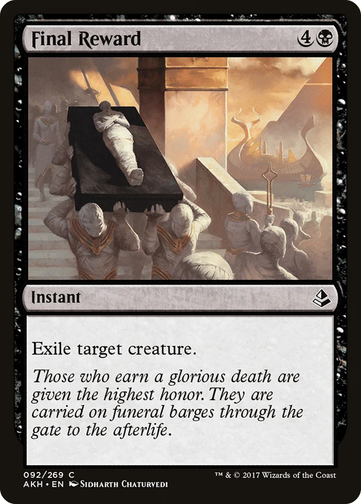 Final Reward · Amonkhet
