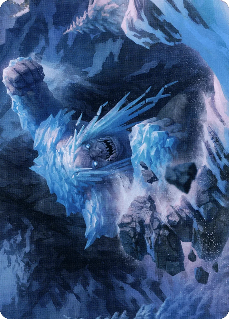 Icehide Troll · Kaldheim Art Series