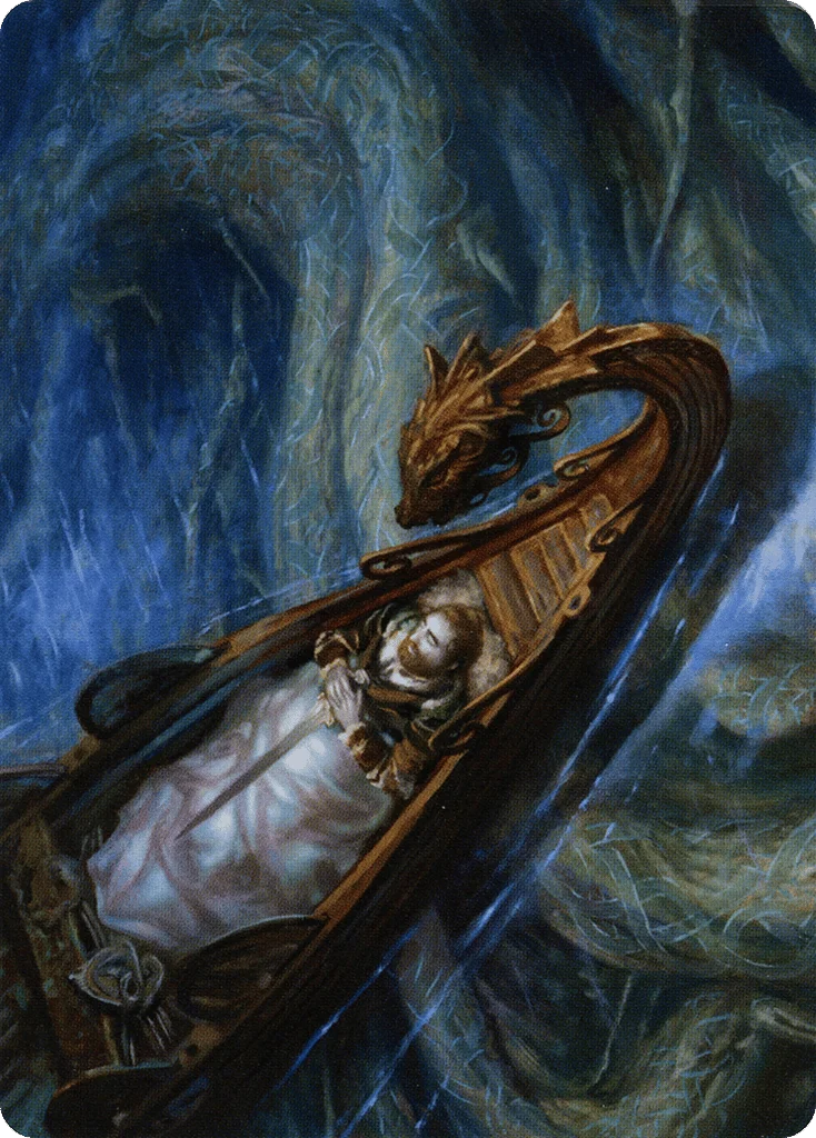 Funeral Longboat · Kaldheim Art Series