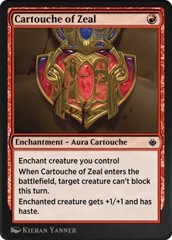 Cartouche of Zeal