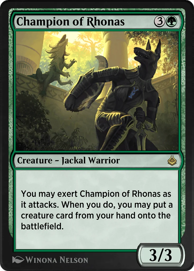 Champion of Rhonas · Amonkhet Remastered