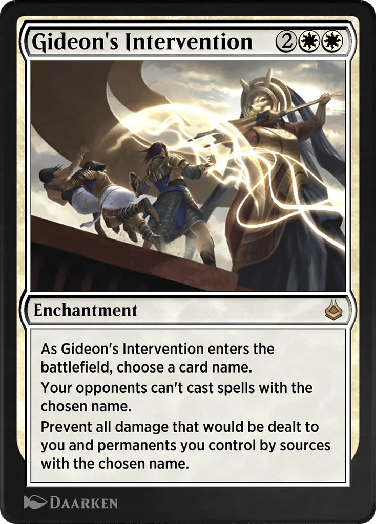 Gideon's Intervention · Amonkhet Remastered