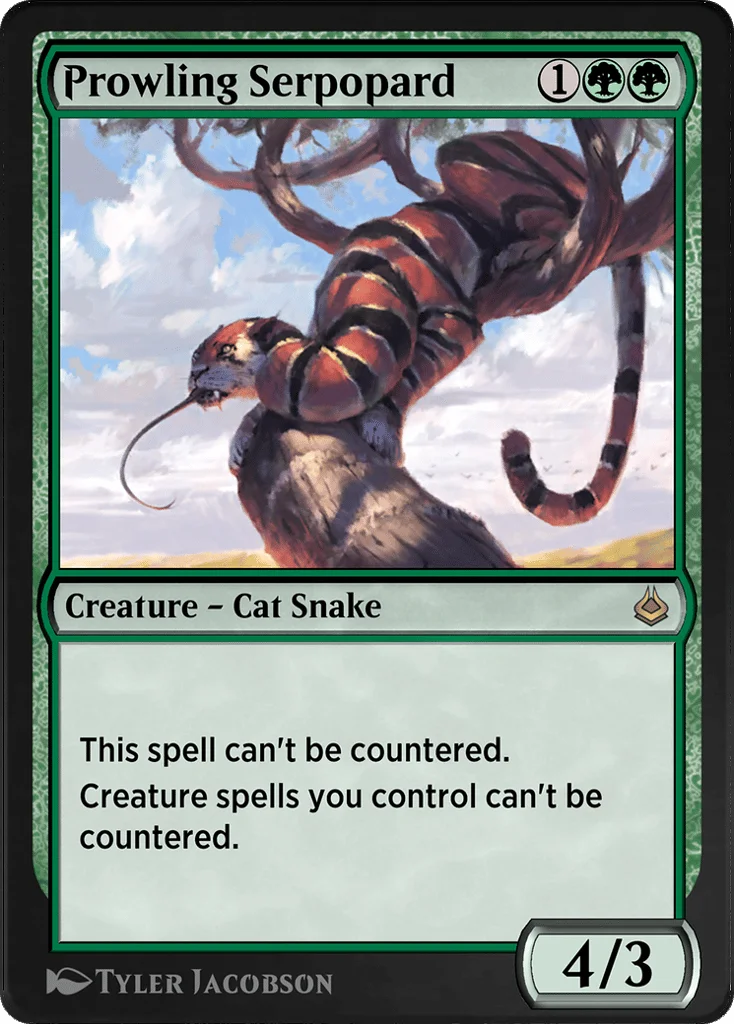Prowling Serpopard · Amonkhet Remastered
