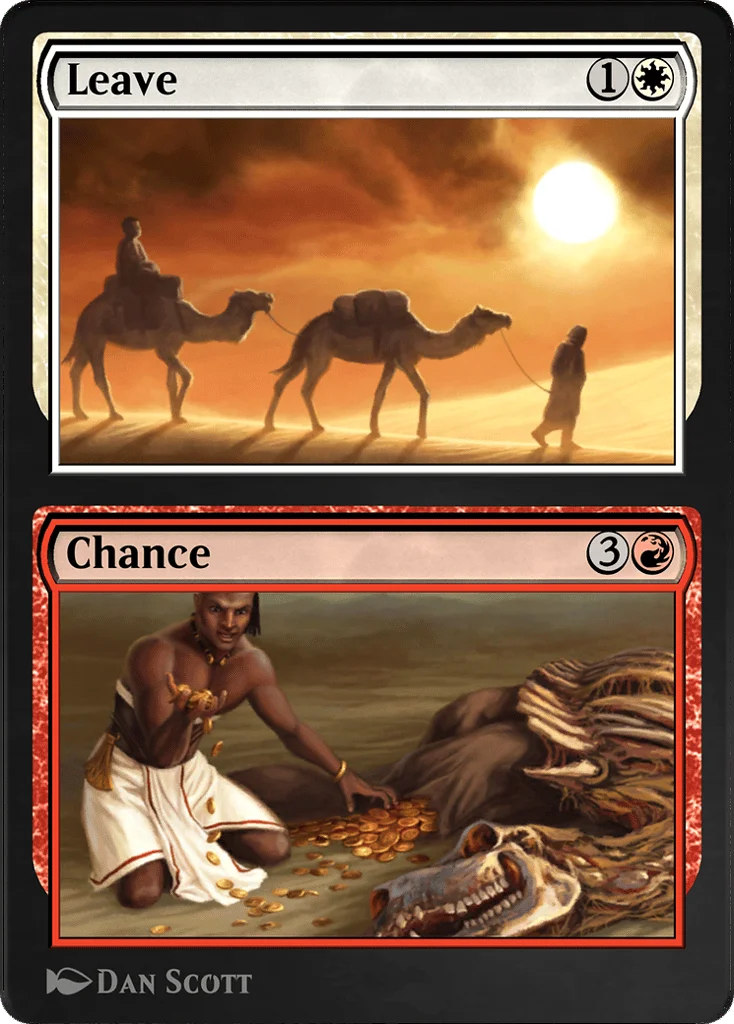 Leave // Chance · Amonkhet Remastered