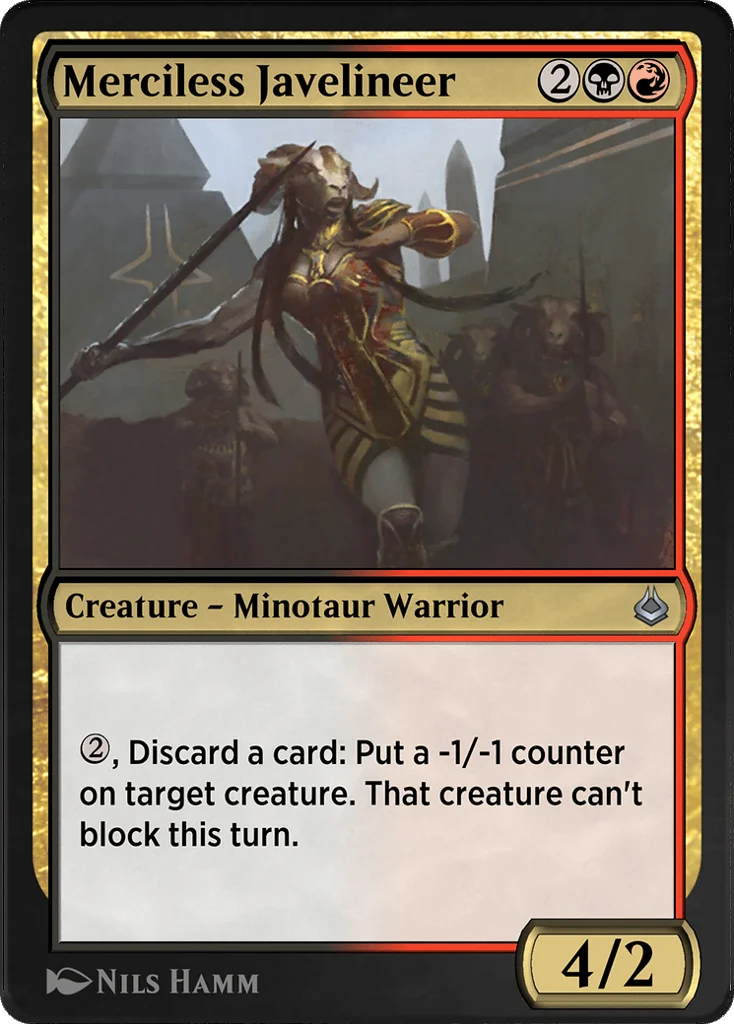 Merciless Javelineer · Amonkhet Remastered