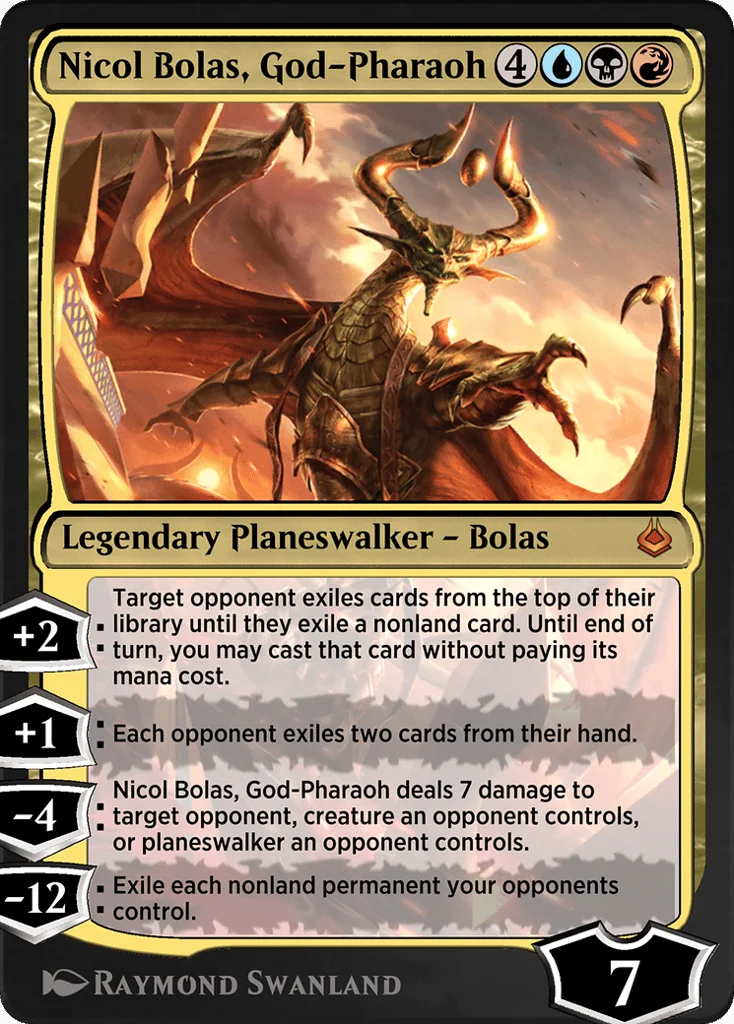 Nicol Bolas, God-Pharaoh · Amonkhet Remastered