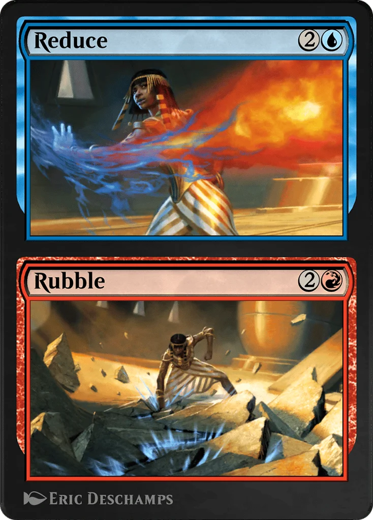 Reduce // Rubble · Amonkhet Remastered