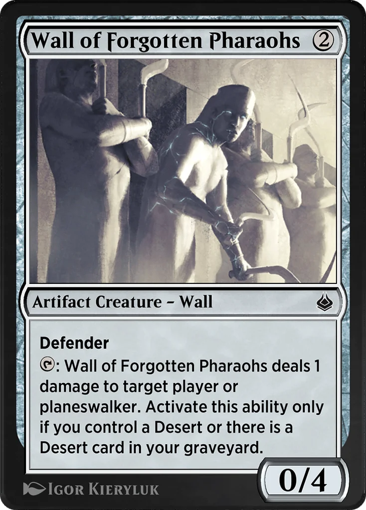 Wall of Forgotten Pharaohs · Amonkhet Remastered