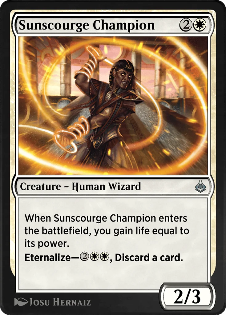 Sunscourge Champion · Amonkhet Remastered