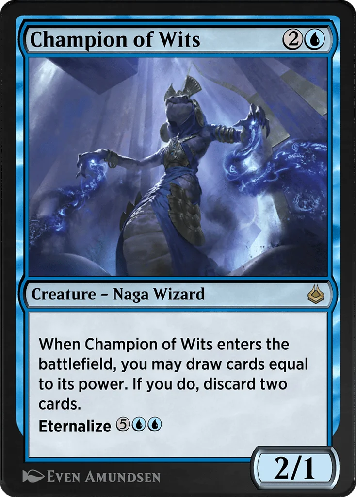 Champion of Wits · Amonkhet Remastered