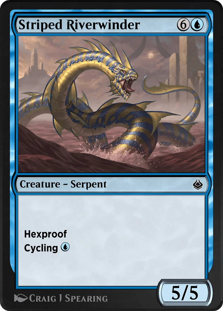 Striped Riverwinder · Amonkhet Remastered
