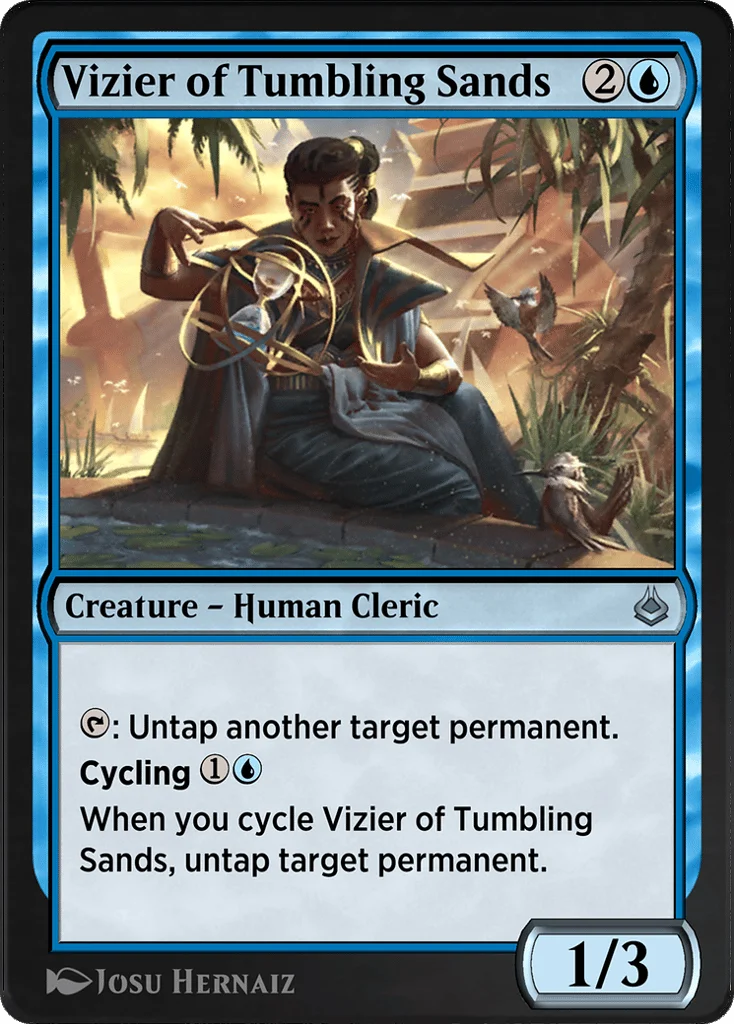 Vizier of Tumbling Sands · Amonkhet Remastered