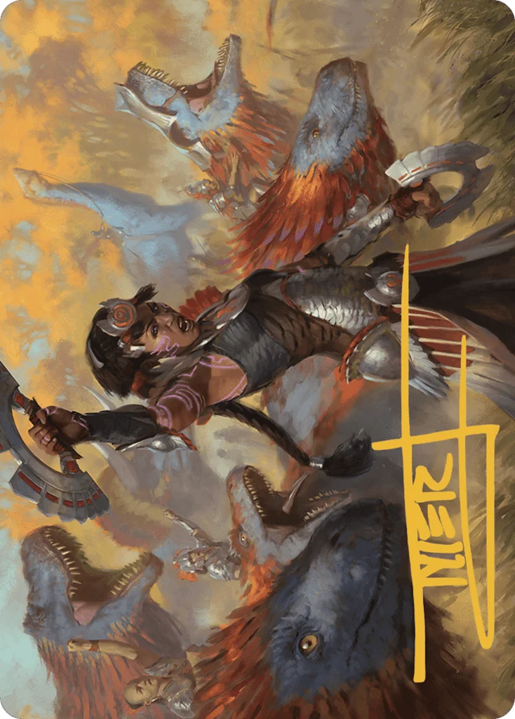 Huatli, Poet of Unity · The Lost Caverns of Ixalan Art Series