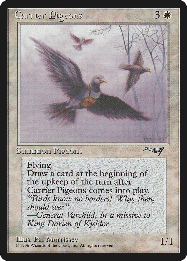 Carrier Pigeons · Alliances