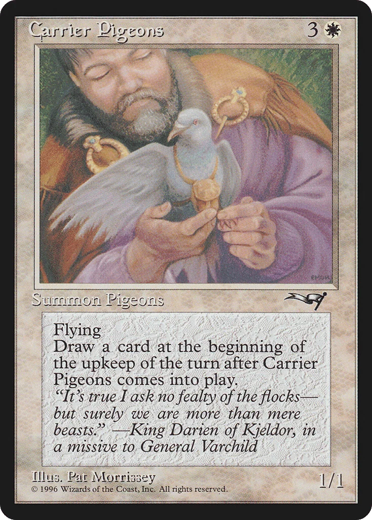 Carrier Pigeons · Alliances