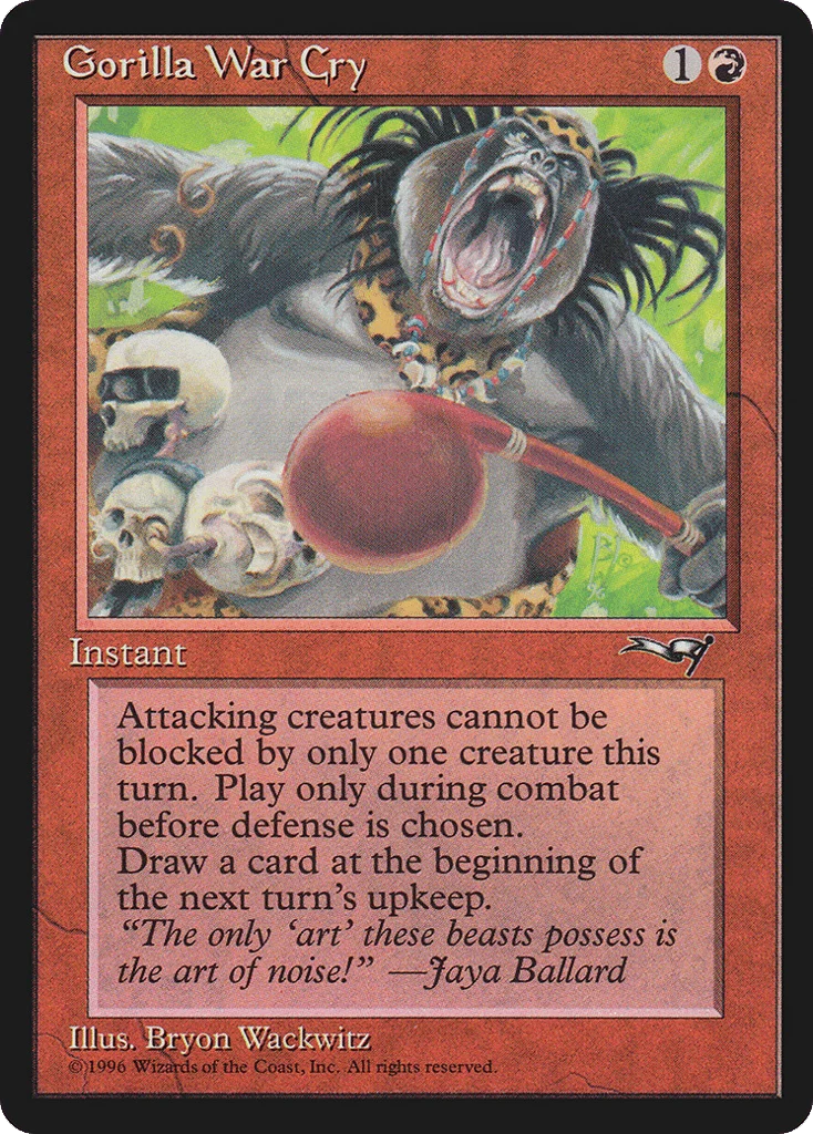 Gorilla War Cry · Alliances
