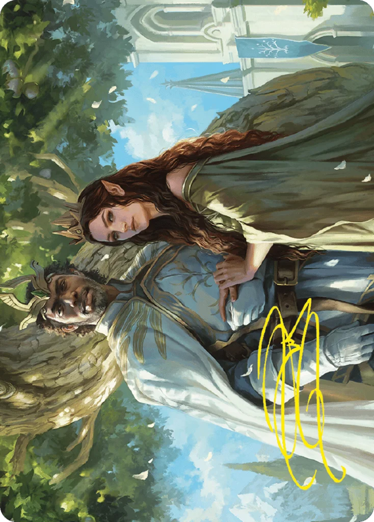 Aragorn and Arwen, Wed · Tales of Middle-earth Art Series