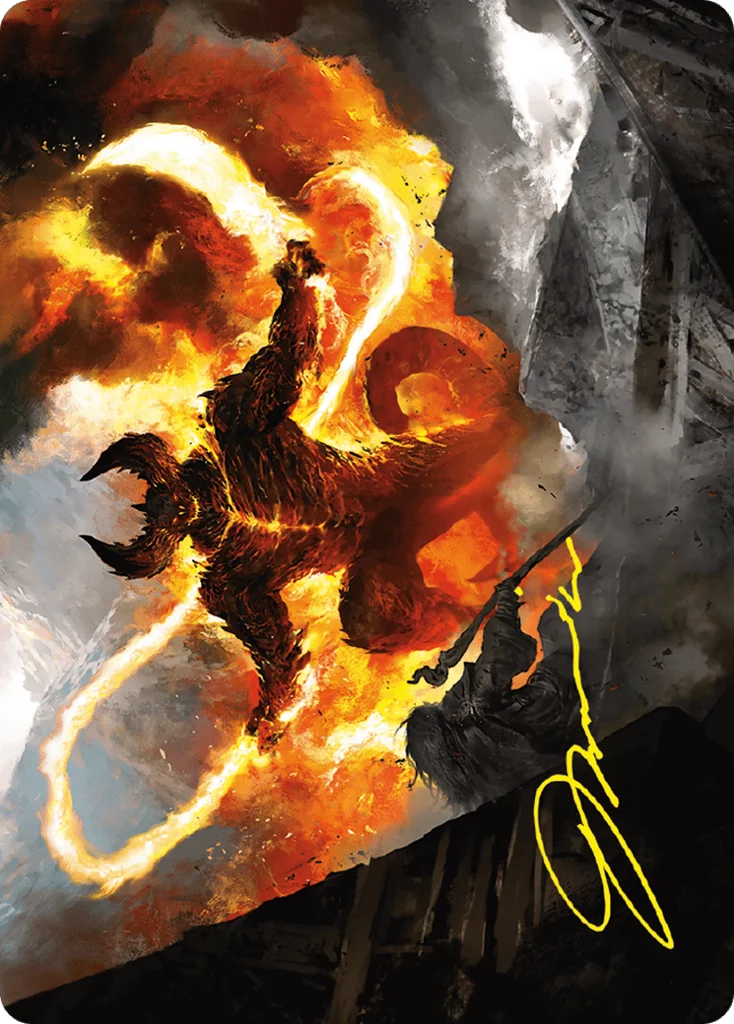 The Balrog, Flame of Udûn · Tales of Middle-earth Art Series