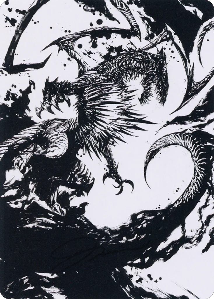 Skithiryx, the Blight Dragon · March of the Machine Art Series