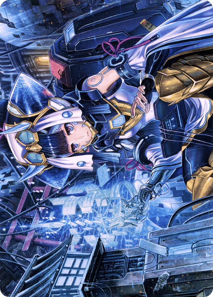 Covert Technician · Neon Dynasty Art Series