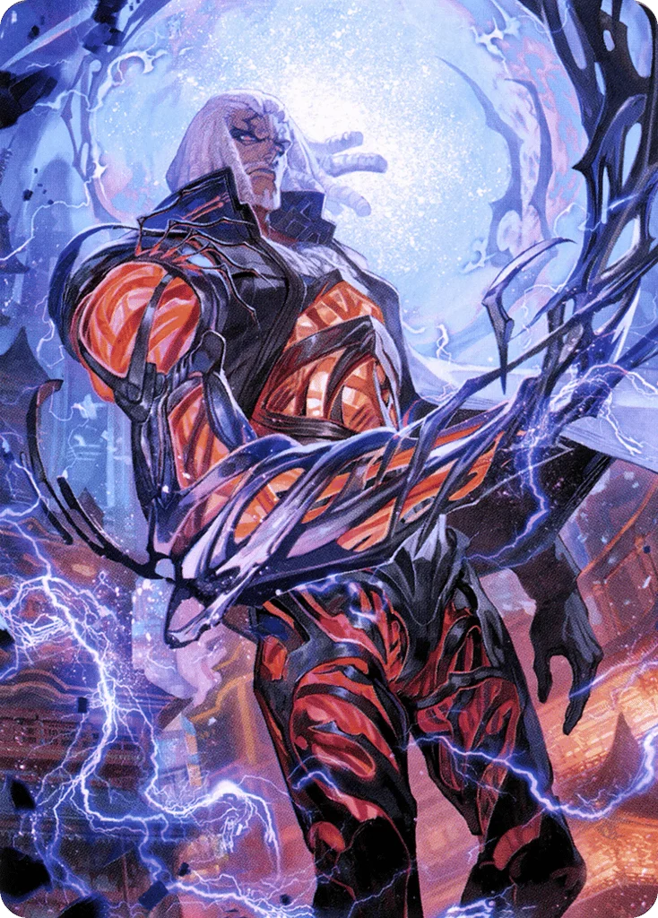 Tezzeret, Betrayer of Flesh · Neon Dynasty Art Series