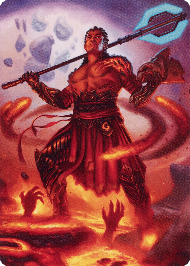 Koth, Fire of Resistance · Phyrexia: All Will Be One Art Series