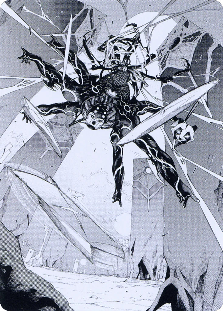 Kaito, Dancing Shadow · Phyrexia: All Will Be One Art Series
