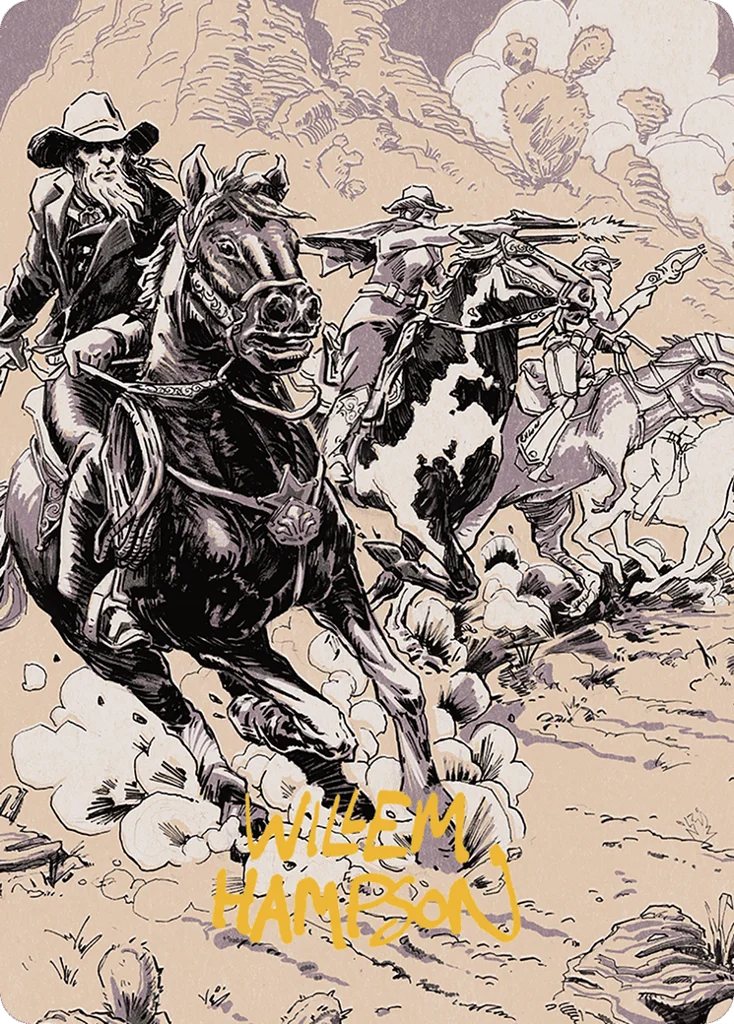 Overwhelming Forces · Outlaws of Thunder Junction Art Series