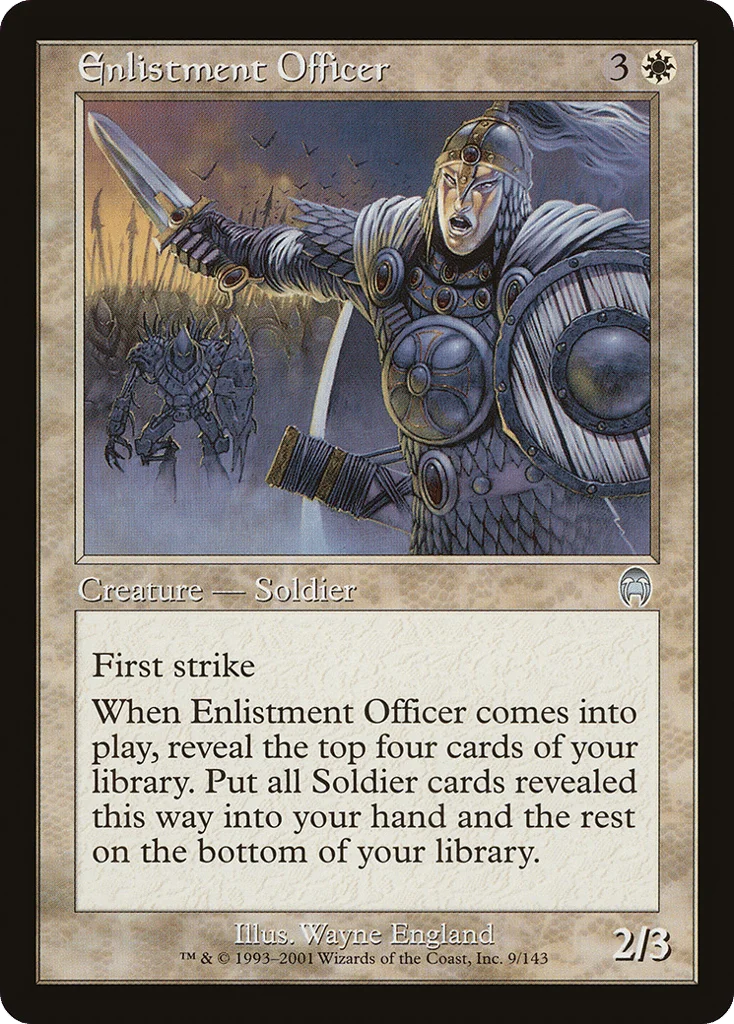 Enlistment Officer · Apocalypse