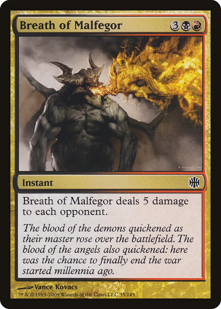 Breath of Malfegor · Alara Reborn