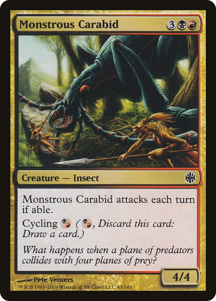 Monstrous Carabid · Alara Reborn