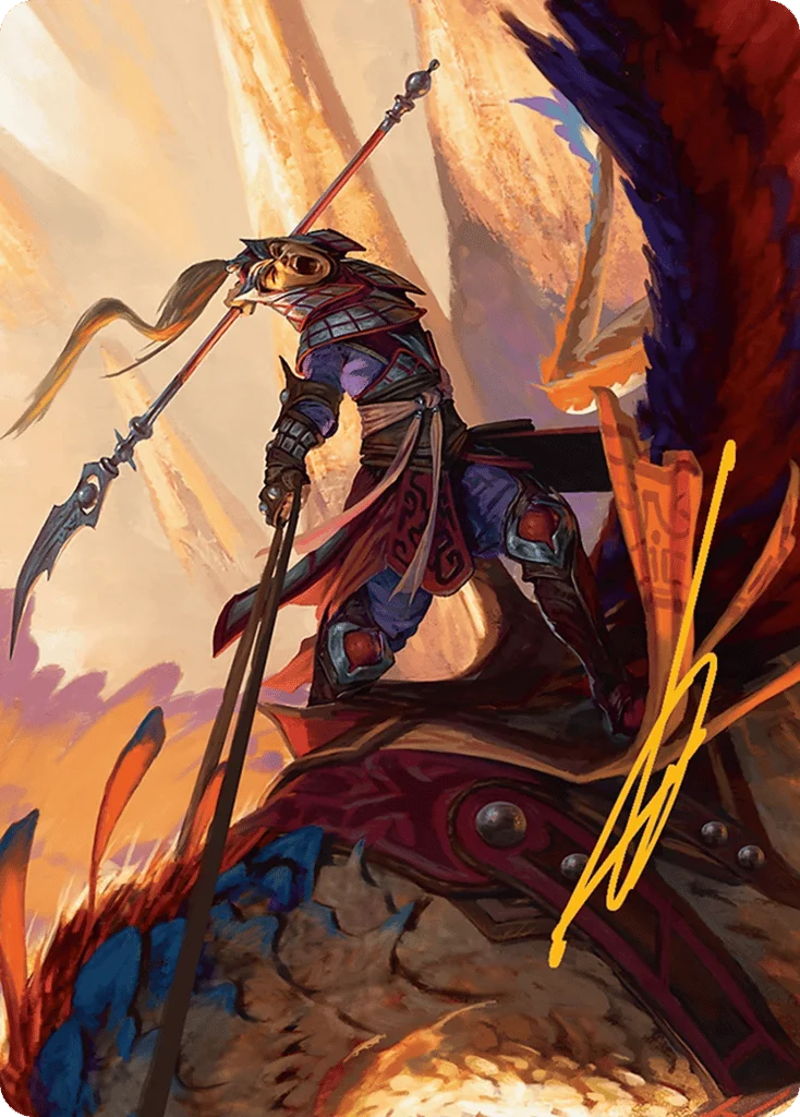 Dragonback Lancer · Tarkir: Dragonstom Art Series