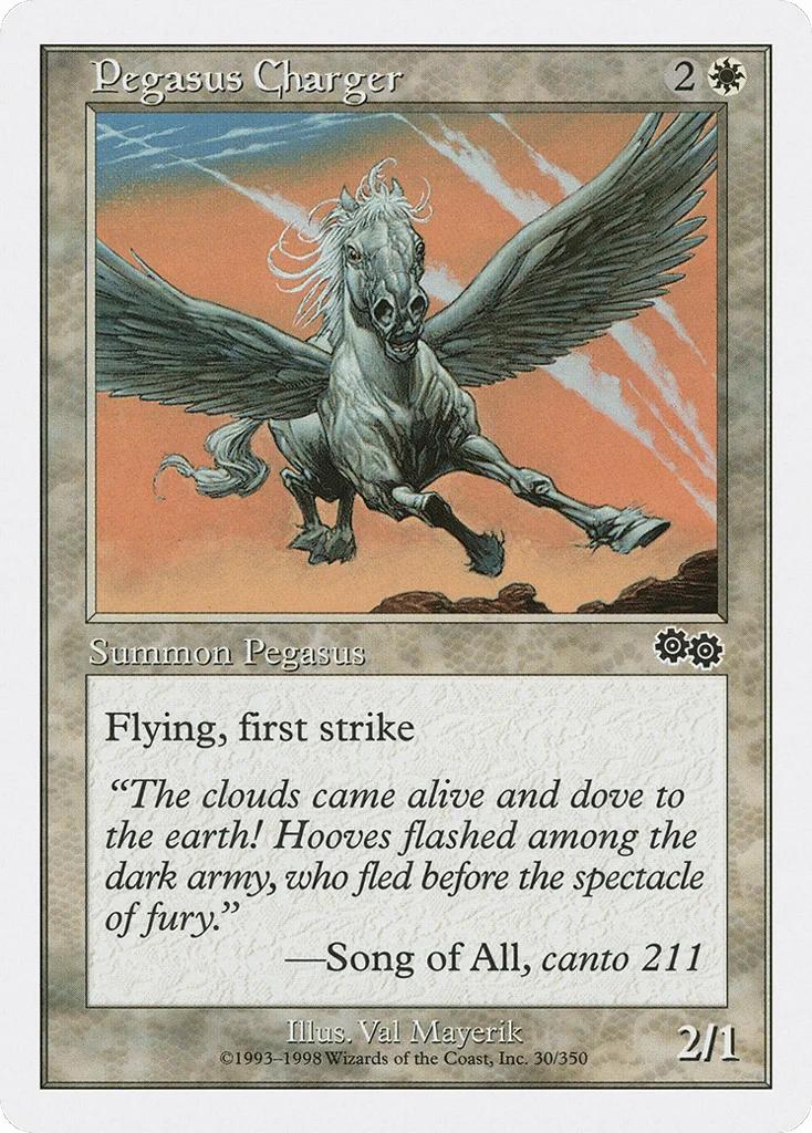 Pegasus Charger · Anthologies