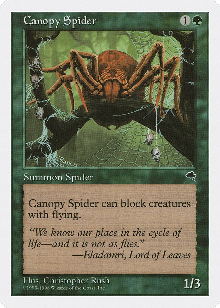 Canopy Spider · Anthologies