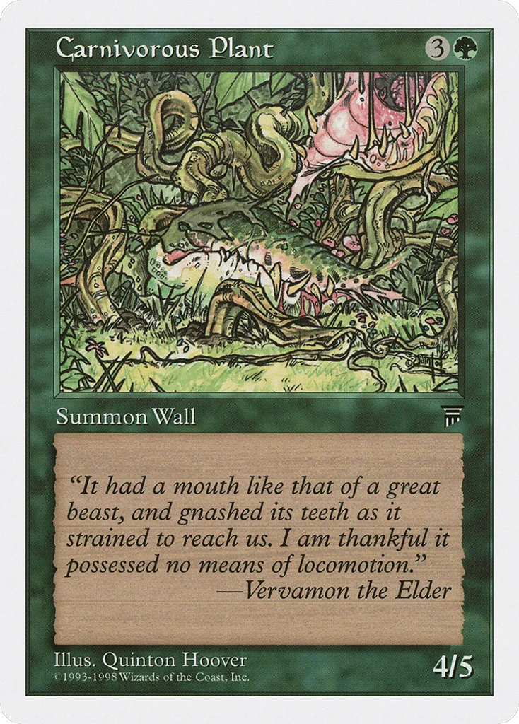 Carnivorous Plant · Anthologies